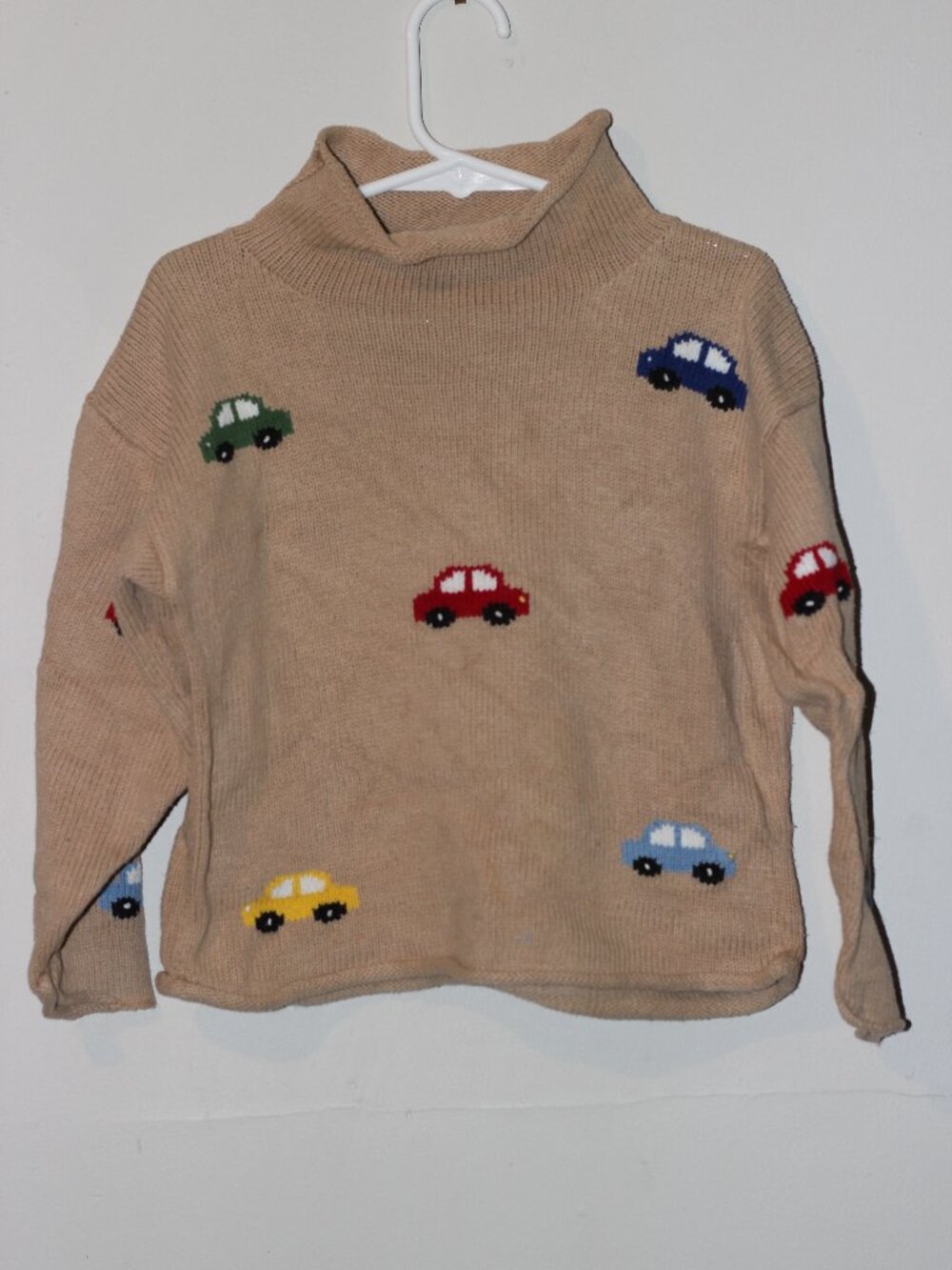 Vintage Claver kids' car sweater